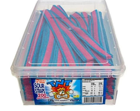 TNT Blue Raspberry Sour Straps