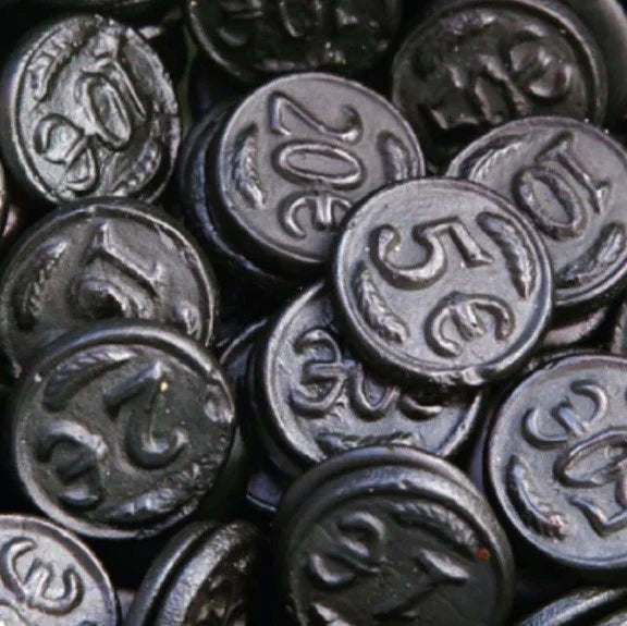 Dutch Licorice Coins