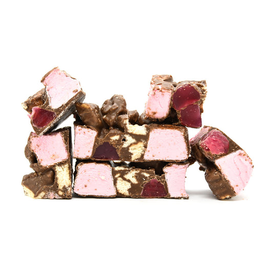 Raspberry Rocky Road