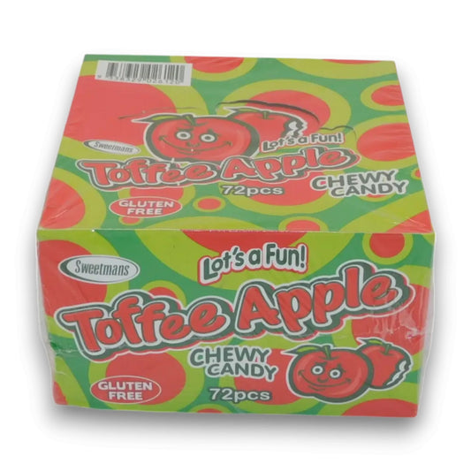 Sweetmans Toffee Apple 72 piece bulk box
