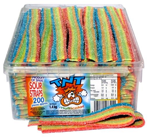 TNT Multicolor Sour Straps