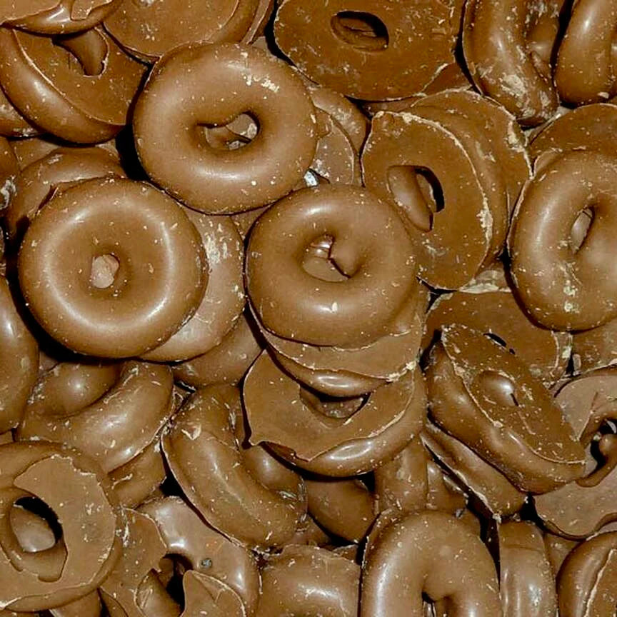 Choc Coated Aniseed Rings – GG's Candy Land