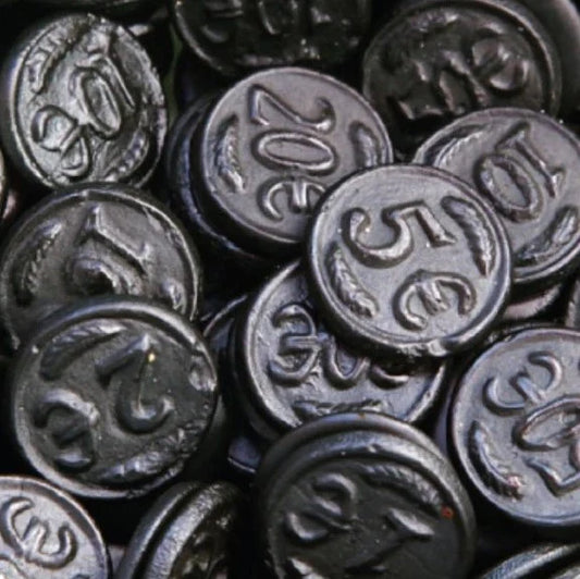 Dutch Licorice Coins